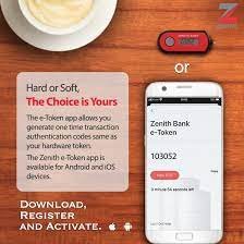 Zenith Internet Banking App Token.