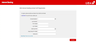 uba internet banking registration