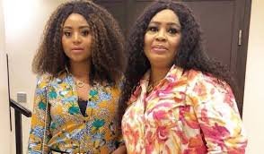 Ifeoma Daniels'mother and her sister, Regina Daniels.