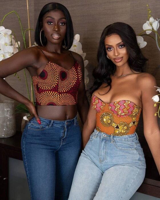 Ankara Crop Top