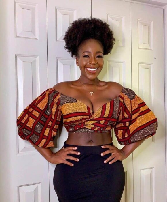 Ankara Crop Top