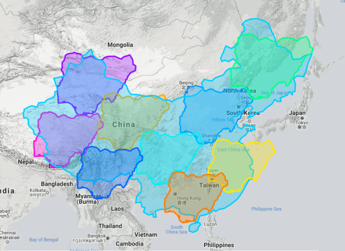 Superimposing China and Nigeria