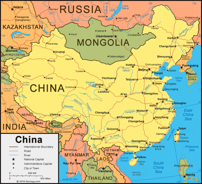 Map of China