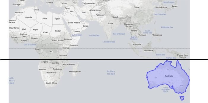 african countries that lies west of australia